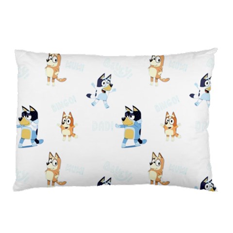 Bluey, Bluey merch, Bluey pattern, Bluey Bluey, bingo, Bluey design, bluey dog Pillow Case from ArtsNow.com 26.62 x18.9  Pillow Case