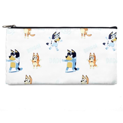 Bluey, Bluey merch, Bluey pattern, Bluey Bluey, bingo, Bluey design, bluey dog Pencil Cases from ArtsNow.com Front