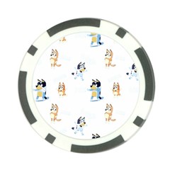 Bluey, Bluey merch, Bluey pattern, Bluey Bluey, bingo, Bluey design, bluey dog Poker Chip Card Guard (10 pack) from ArtsNow.com Back
