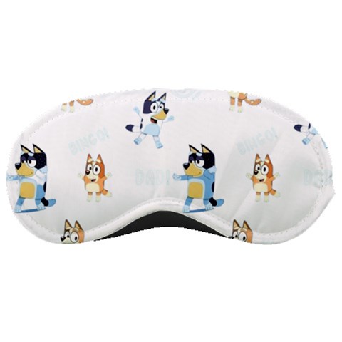 Bluey, Bluey merch, Bluey pattern, Bluey Bluey, bingo, Bluey design, bluey dog Sleep Mask from ArtsNow.com Front