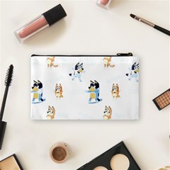 Bluey, Bluey merch, Bluey pattern, Bluey Bluey, bingo, Bluey design, bluey dog Cosmetic Bag (Small) from ArtsNow.com Back