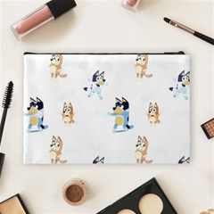 Bluey, Bluey merch, Bluey pattern, Bluey Bluey, bingo, Bluey design, bluey dog Cosmetic Bag (Large) from ArtsNow.com Back