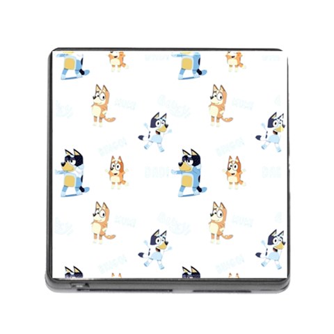 Bluey, Bluey merch, Bluey pattern, Bluey Bluey, bingo, Bluey design, bluey dog Memory Card Reader (Square 5 Slot) from ArtsNow.com Front