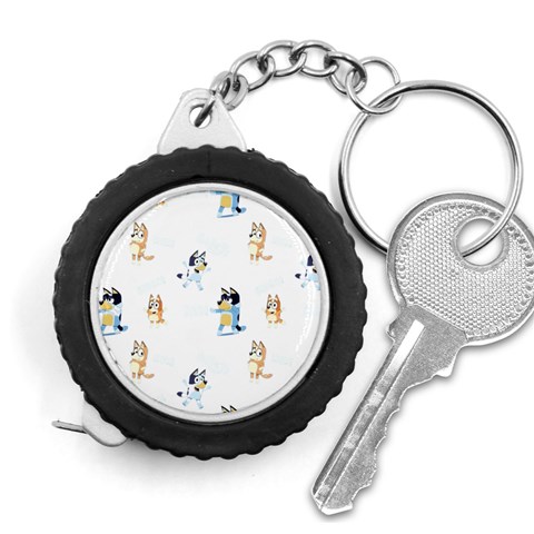 Bluey, Bluey merch, Bluey pattern, Bluey Bluey, bingo, Bluey design, bluey dog Measuring Tape from ArtsNow.com Front
