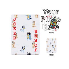 Bluey, Bluey merch, Bluey pattern, Bluey Bluey, bingo, Bluey design, bluey dog Playing Cards 54 Designs (Mini) from ArtsNow.com Front - Joker2