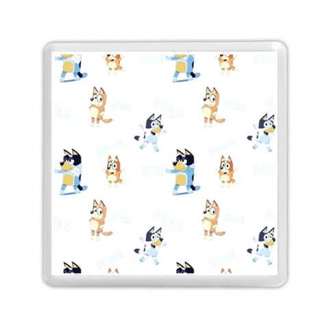Bluey, Bluey merch, Bluey pattern, Bluey Bluey, bingo, Bluey design, bluey dog Memory Card Reader (Square) from ArtsNow.com Front