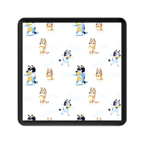 Bluey, Bluey merch, Bluey pattern, Bluey Bluey, bingo, Bluey design, bluey dog Memory Card Reader (Square) from ArtsNow.com Front