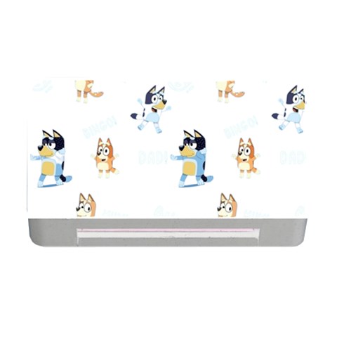 Bluey, Bluey merch, Bluey pattern, Bluey Bluey, bingo, Bluey design, bluey dog Memory Card Reader with CF from ArtsNow.com Front