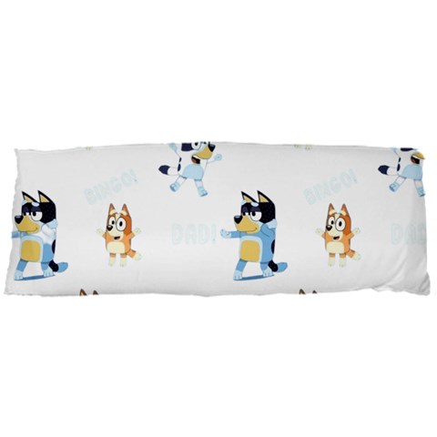 Bluey, Bluey merch, Bluey pattern, Bluey Bluey, bingo, Bluey design, bluey dog 40 x15  Body Pillow Case Dakimakura (Two Sides) from ArtsNow.com Front