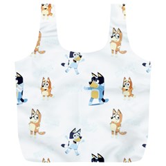 Bluey, Bluey merch, Bluey pattern, Bluey Bluey, bingo, Bluey design, bluey dog Full Print Recycle Bag (XL) from ArtsNow.com Back
