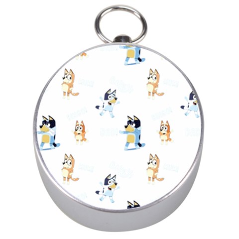 Bluey, Bluey merch, Bluey pattern, Bluey Bluey, bingo, Bluey design, bluey dog Silver Compasses from ArtsNow.com Front
