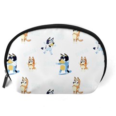 Bluey, Bluey merch, Bluey pattern, Bluey Bluey, bingo, Bluey design, bluey dog Accessory Pouch (Large) from ArtsNow.com Back