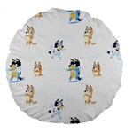 Bluey, Bluey merch, Bluey pattern, Bluey Bluey, bingo, Bluey design, bluey dog Large 18 Premium Flano Round Cushions Bluey, Bluey merch, Bluey pattern, Bluey Bluey, bingo, Bluey design, bluey dog Large 18 Premium Flano Round Cushions