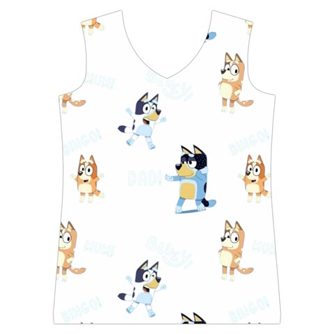 Bluey, Bluey merch, Bluey pattern, Bluey Bluey, bingo, Bluey design, bluey dog Women s Basketball Tank Top from ArtsNow.com Front