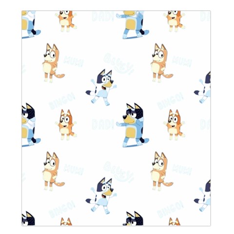 Bluey, Bluey merch, Bluey pattern, Bluey Bluey, bingo, Bluey design, bluey dog Duvet Cover Double Side (King Size) from ArtsNow.com Front