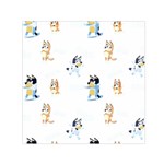 Bluey, Bluey merch, Bluey pattern, Bluey Bluey, bingo, Bluey design, bluey dog 30 x 30 Large Square Satin Scarf Bluey, Bluey merch, Bluey pattern, Bluey Bluey, bingo, Bluey design, bluey dog 30 x 30 Large Square Satin Scarf