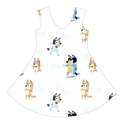 Bluey, Bluey merch, Bluey pattern, Bluey Bluey, bingo, Bluey design, bluey dog Short Sleeve V Front