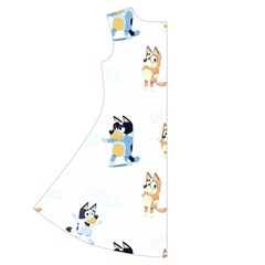 Bluey, Bluey merch, Bluey pattern, Bluey Bluey, bingo, Bluey design, bluey dog Short Sleeve V Back Left