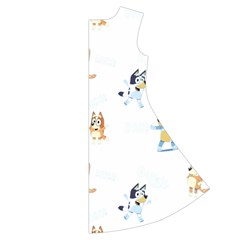 Bluey, Bluey merch, Bluey pattern, Bluey Bluey, bingo, Bluey design, bluey dog Short Sleeve V Back Right