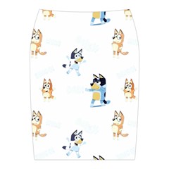 Bluey, Bluey merch, Bluey pattern, Bluey Bluey, bingo, Bluey design, bluey dog Midi Wrap Pencil Skirt from ArtsNow.com Back