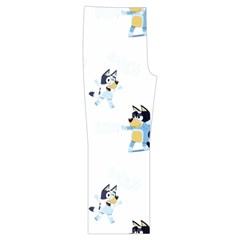Bluey, Bluey merch, Bluey pattern, Bluey Bluey, bingo, Bluey design, bluey dog Spaghetti Top Long Pants Satin Pajamas Set from ArtsNow.com Front Bottom Right