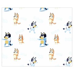 Bluey, Bluey merch, Bluey pattern, Bluey Bluey, bingo, Bluey design, bluey dog Zipper Medium Tote Bag from ArtsNow.com Front