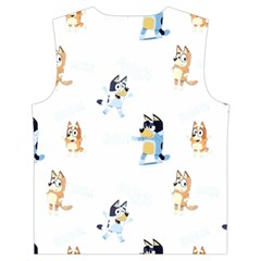 Bluey, Bluey merch, Bluey pattern, Bluey Bluey, bingo, Bluey design, bluey dog Kid s Button Up Puffer Vest from ArtsNow.com Back
