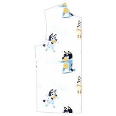 Bluey, Bluey merch, Bluey pattern, Bluey Bluey, bingo, Bluey design, bluey dog Men s High Neck Button Up Puffer Vest from ArtsNow.com Front Right