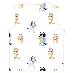 Bluey, Bluey merch, Bluey pattern, Bluey Bluey, bingo, Bluey design, bluey dog Men s High Neck Button Up Puffer Vest from ArtsNow.com Back