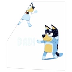 Bluey, Bluey merch, Bluey pattern, Bluey Bluey, bingo, Bluey design, bluey dog Men s High Neck Button Up Puffer Vest from ArtsNow.com Pocket Right