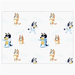 Bluey, Bluey merch, Bluey pattern, Bluey Bluey, bingo, Bluey design, bluey dog Roll Up Canvas Pencil Holder (M) from ArtsNow.com Front