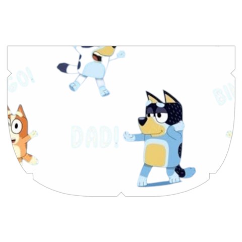 Bluey, Bluey merch, Bluey pattern, Bluey Bluey, bingo, Bluey design, bluey dog Make Up Case (Small) from ArtsNow.com Side Right