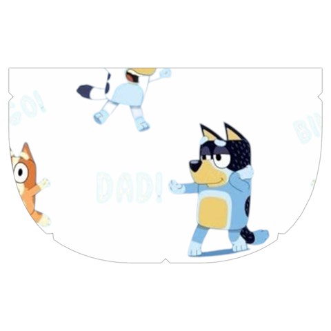 Bluey, Bluey merch, Bluey pattern, Bluey Bluey, bingo, Bluey design, bluey dog Make Up Case (Medium) from ArtsNow.com Side Right