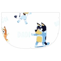 Bluey, Bluey merch, Bluey pattern, Bluey Bluey, bingo, Bluey design, bluey dog Make Up Case (Medium) from ArtsNow.com Side Left