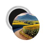 Sunflowers Flowers Nature 2.25  Magnets