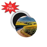 Sunflowers Flowers Nature 1.75  Magnets (10 pack) 