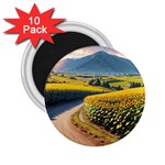 Sunflowers Flowers Nature 2.25  Magnets (10 pack) 