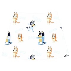 Bluey, Bluey merch, Bluey pattern, Bluey Bluey, bingo, Bluey design, bluey dog Knee Back Skirt