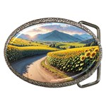 Sunflowers Flowers Nature Belt Buckles
