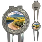 Sunflowers Flowers Nature 3-in-1 Golf Divots