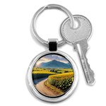 Sunflowers Flowers Nature Key Chain (Round)