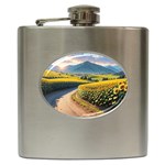 Sunflowers Flowers Nature Hip Flask (6 oz)