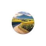 Sunflowers Flowers Nature Golf Ball Marker
