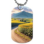 Sunflowers Flowers Nature Dog Tag (Two Sides)