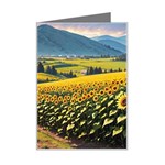 Sunflowers Flowers Nature Mini Greeting Card