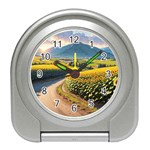 Sunflowers Flowers Nature Travel Alarm Clock