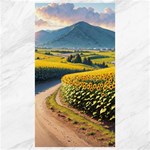 Sunflowers Flowers Nature Canvas 40  x 72 