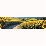 Sunflowers Flowers Nature Large Bar Mat
