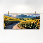 Sunflowers Flowers Nature Hand Towel