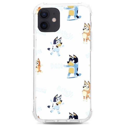 Bluey, Bluey merch, Bluey pattern, Bluey Bluey, bingo, Bluey design, bluey dog iPhone 12/12 Pro TPU UV Print Case from ArtsNow.com Front